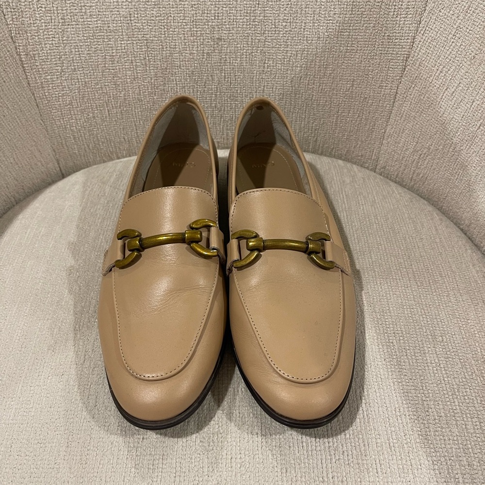Mango Horsebit Loafers Size 39